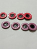 Botones Bicolor T 18 Mm Color Fucsia Y Color  Violetas 0