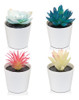Uguisu Coloridas Flores Maceta Falsas, Suculentas Suculentas 7