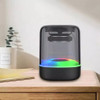 Parlante Bluetooth Grande Transparente Led Modelo E-3061 Rgb 4