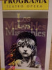 Programa Los Miserables Teatro Opera Año 2000 0