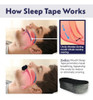 Cinta Adhesiva Para Dormir Negra Sleep Tape 4