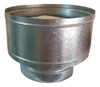 Sombrero Tipo Venturi 30cm 12' Ventilación Chapa Galvanizada 0