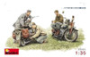 (d_t) Miniart U.s. Motorcycle Repair Crew  35101 2
