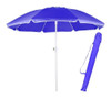 Sombrilla Octagonal Para Playa Colores Azul O Rojo 2 X 2 Mts 0