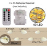 Hdnicezm Cadena De Luces Decorativas De Conchas De Playa De 6