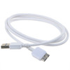 Blanco Usb 3.0 Pc Power Cargador Cable De Datos Cable Para W 0