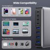 Estación Carga Celular Usb-c 200w Carga Rápida. 8 Puertos. 4