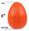 Huevo De Pascua Plastico Para Rellenar 15x10cm 12u Multicolo 2
