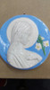 Placa Religiosa De Ceramica Sellada Italiana 4