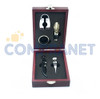 Set Para Vino 5 Accesorios, Estuche De Madera - 11389 5