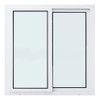 Ventana De Pvc Corrediza 120 X 100 Rectangular Premium Tx 0