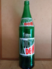 Vintage Empty Mountain Dew Glass Bottle – 1 Liter – Collectible – Great Condition