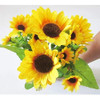 Artificial Girasol Ramo Artfen 1 Manojo Planta Artificial Fl 3