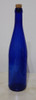 Botella De Vidrio Azul (ideal Decoración) 1