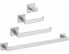 Set De 4 Accesorios Para Baño Niquel Pulido Angle Simple -8 0