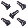 Alta Calidad 5pcs Coche Carga Con 3 Puertos 3.1a Adaptador U 0