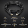 Skw Cable Hdmi 2.1 De Alta Velocidad, 8k 60hz 4k 120hz 48gbp 3