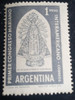 Argentina Estampilla 1960 1er Congreso Mariano Raro No Adopt 0