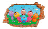 Vinilo Pared Rota Infantiles Mario Bros Wall Sticker 3