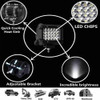 2 Faros Auxiliares 6 Led Moto Cuatriciclo 100% Aluminio Bite 4