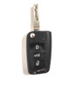 Carcasa Repuesto Llave Vw Polo Golf Virtus 3 Botones Navaja 0