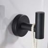 Set De 5 Accesorios Para Baño Negro Mate Marmolux Acc -894h 1