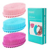 Silicone Body Scrubber Loofah - Juego De 3 Cepillos Exfolian 0