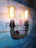 Lampara De Pared Doble, De Caño Estilo Industrial + Bombitas 1