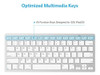 Omoton. - Teclado Bluetooth Ultra Delgado, 2