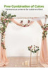 100 Rosas Artificiales Aspecto Natural Blancas Con Tallo 3