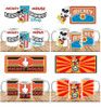 20 Plantillas Sublimación Tazones Mickey Mouse Tazas 1