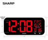 Sharp Reloj Led De Pantalla Grande De Gran Tamaño Con Temper 1