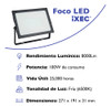 Foco Led Proyector Ixec 100w 6500k 8000lm Ip65 2