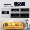 ~? Reloj De Pared Ashionee, Reloj De Pared Digital, 16.2 En 4