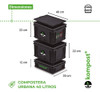 Compostera Urbana Balcón Lombrices Compost 40 L  K C 6