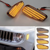 Sidemarkers Ambar Giros Secuenciales Jeep Renegade Aem 1