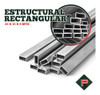 Caño Estructural Rectangular (50x20) X 1.2 X 6m Perticari 1