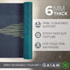 Esterilla De Yoga Gaiam Premium Print Reversible Extra Grues 2