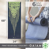 Esterilla De Yoga Gaiam Premium Print Reversible Extra Grues 3