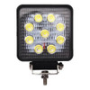 Juego 4 Faros Barra Auxiliar Cuadrado Led 27w Jeep 4x4 Moto 7