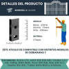 Caja De Cerradura Para Puerta De Reja. Caja Chapa De Hierro 1