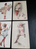 6 Postales Antiguas Ilustrador Cheri  Herouard Y L Vallet 3