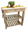 Mesa Auxiliar Barra Isla Parrilla Pino Nórdica 0