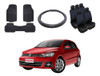 Promo Kit Accesorio Interior Negro Auto + Cubre Volante 0