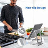 Soporte De Aluminio Ajustable Y Plegable Para Tablet - iPad 4