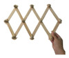Perchero De Pared Madera Acordeón 10 Tiradores 0