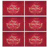 Wamika Feliz Navidad Red Buffalo Plaid Placemat Set Of 6 Tab 6