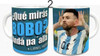 Taza Ceramica Importada Messi Que Mira Bobo Mundial Qatar 0