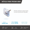 Rótula De Pared Prisma400a Alarma Unicom 1