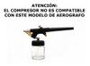 Compresor Para Aerógrafos De Gravedad Con Manguera Regulador 7
